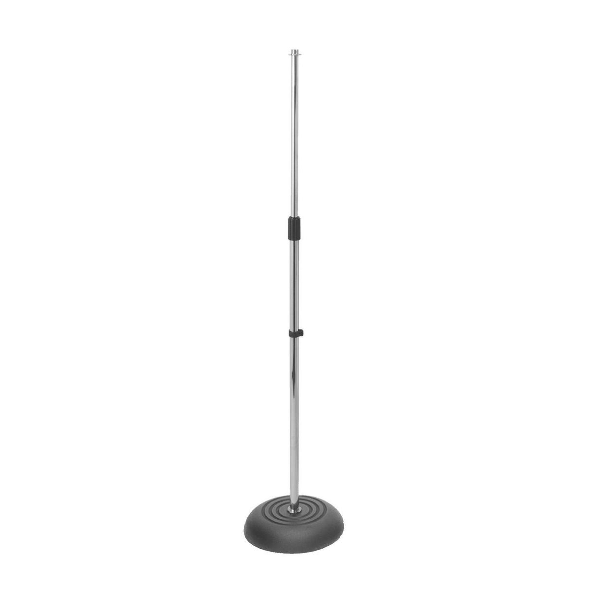 Round Base Mic Stand, Chrome