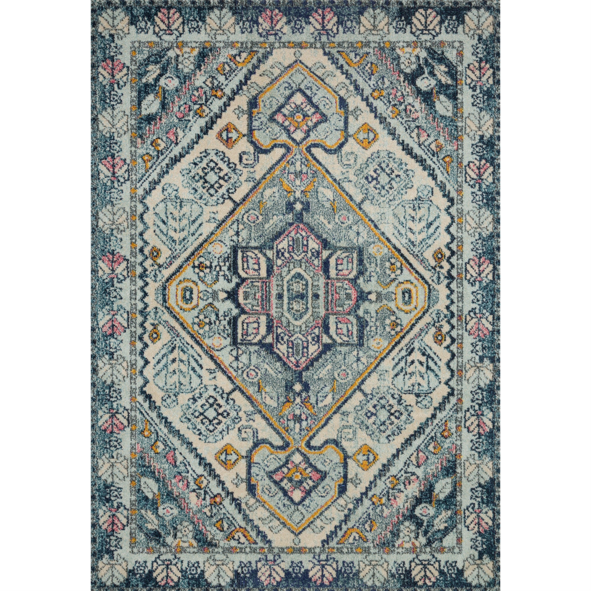Nadia Aqua / Navy - 10'-0'' X 14'-0''