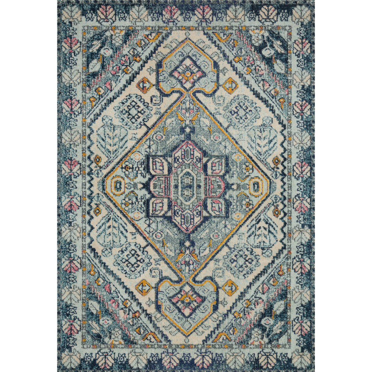 Nadia Aqua / Navy - 10'-0'' X 14'-0''