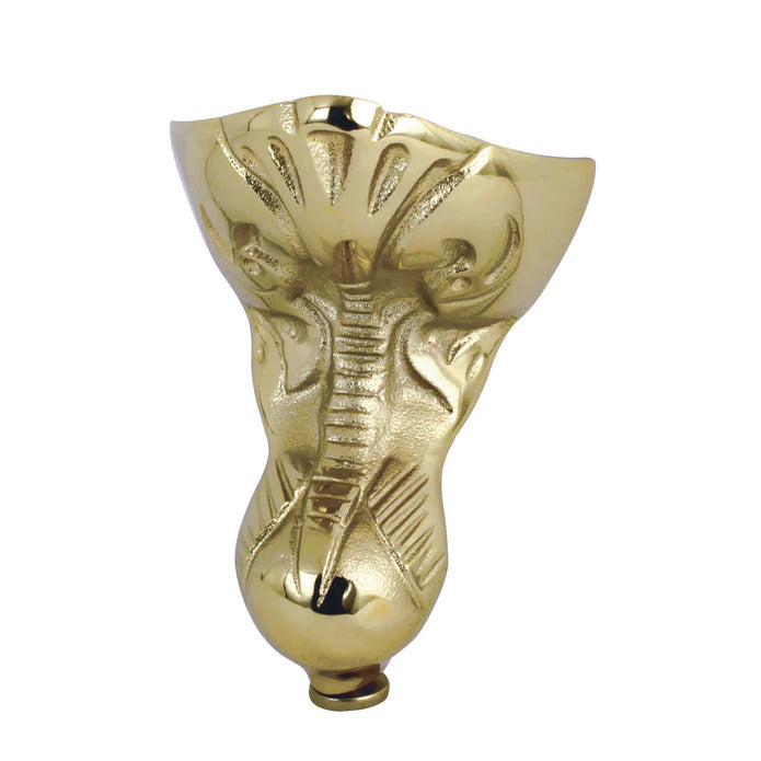 Kingston Brass Aqua Eden 4 Piece (Set) Tudor Copper Feet In Polished Brass