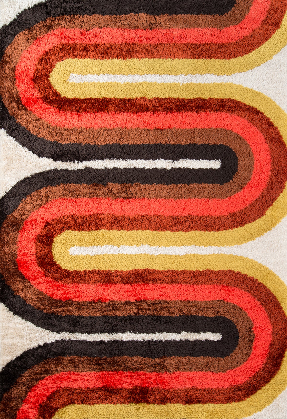 Novogratz Retro Ret-2 Red Retro Wave 5' X 7'6''