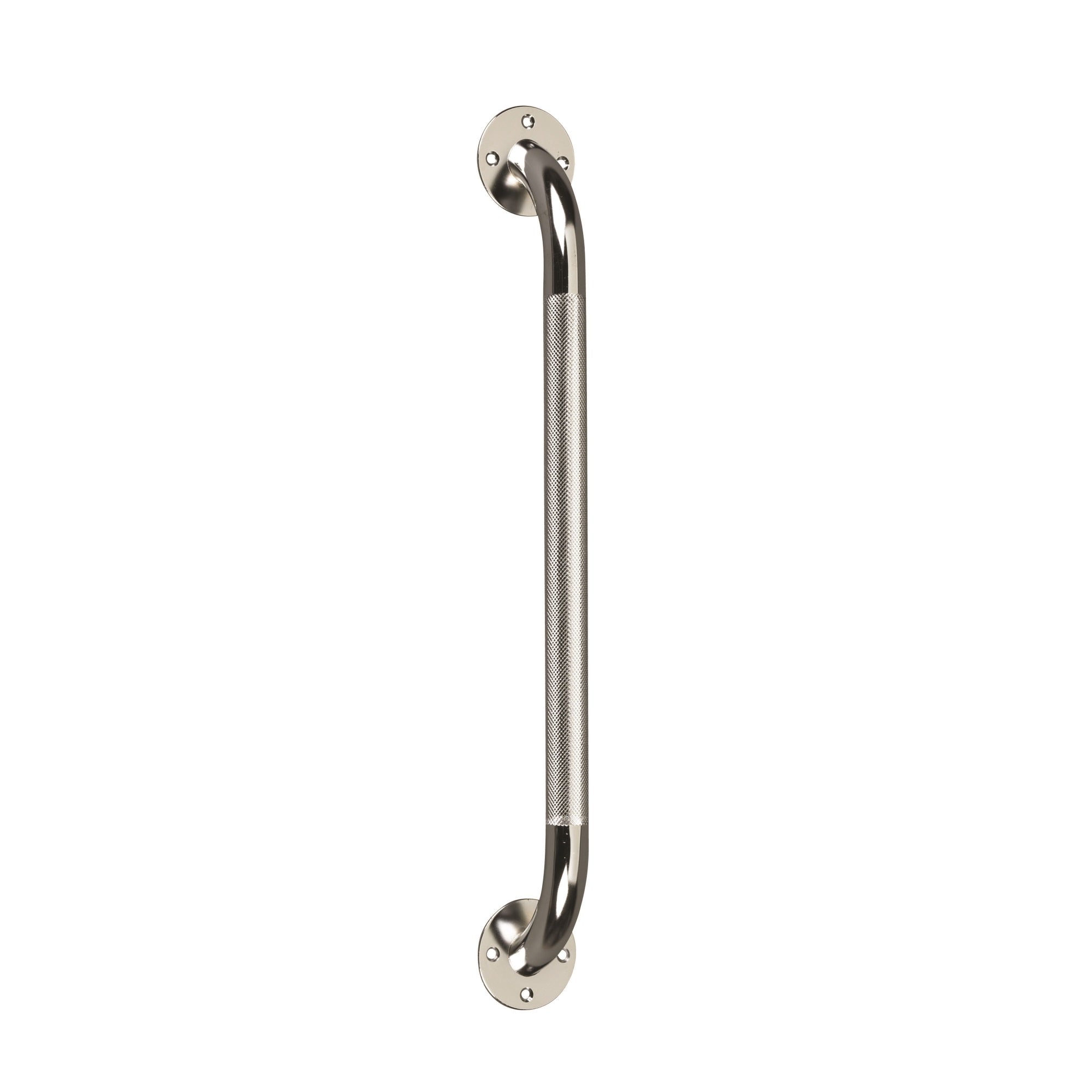 Chrome Knurled Grab Bar, 18''