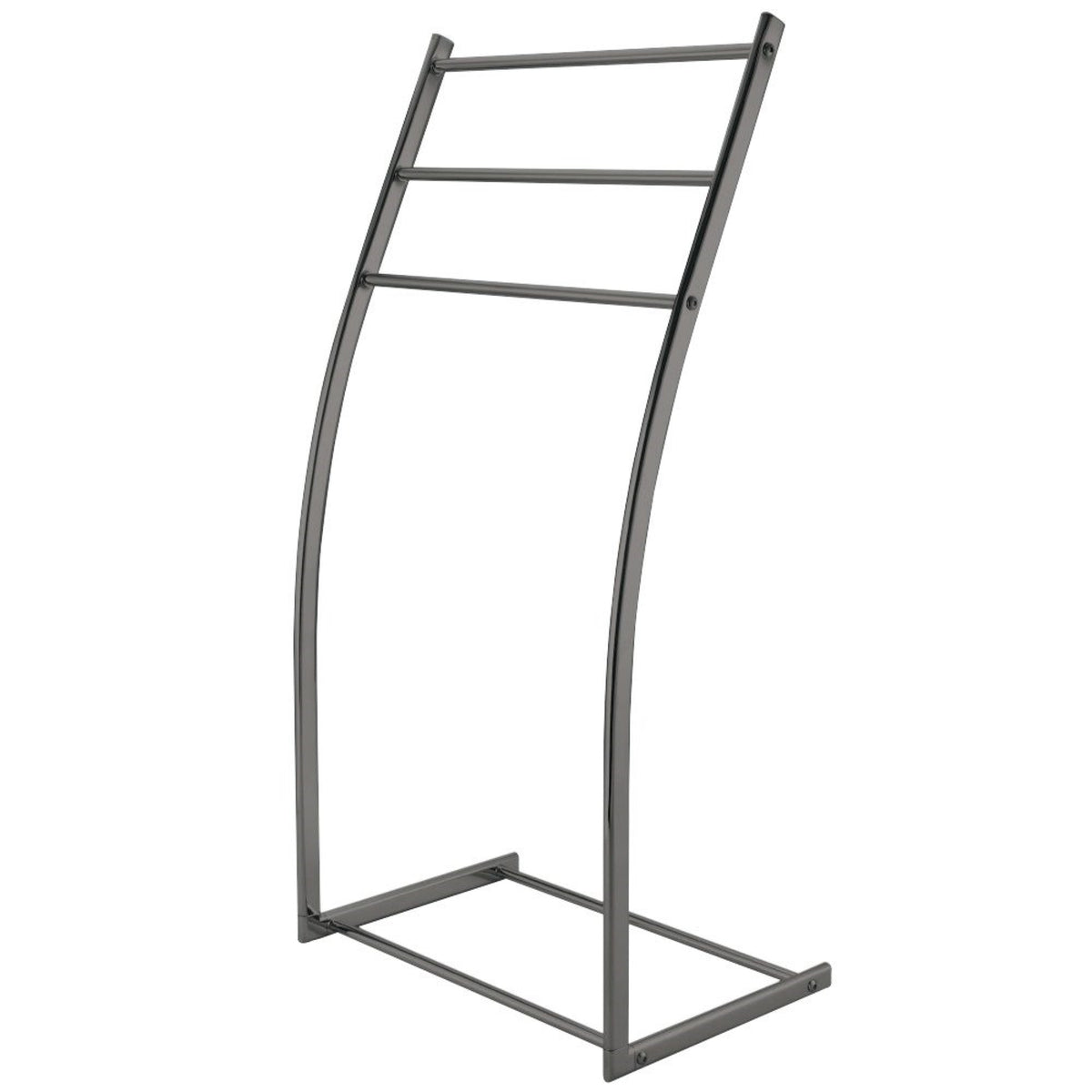 Kingston Brass Scc8258 Pedestal Steel Construction Towel Rack, Brushed Nickel