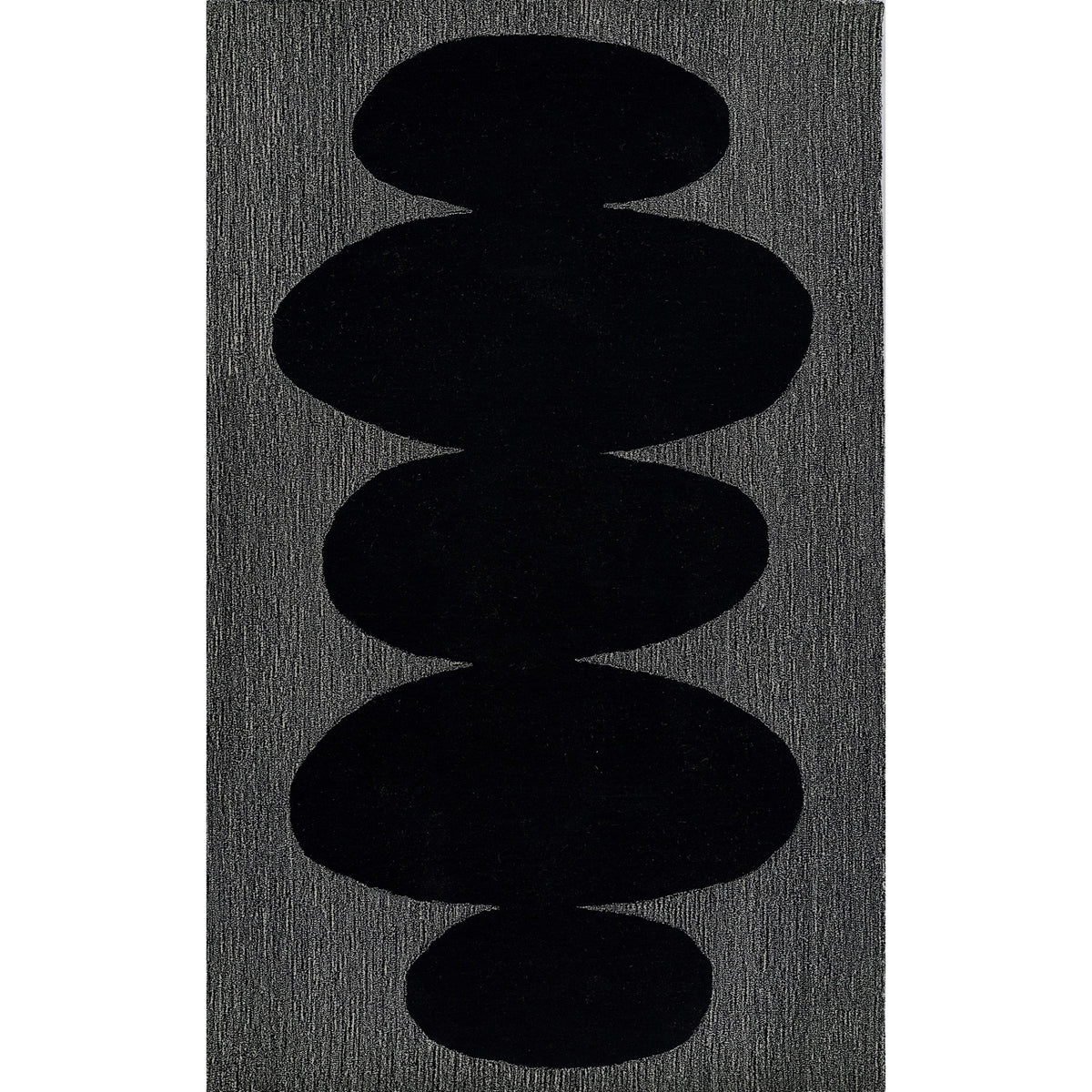 Momeni Simba Sim-9/Black -5' X 8'