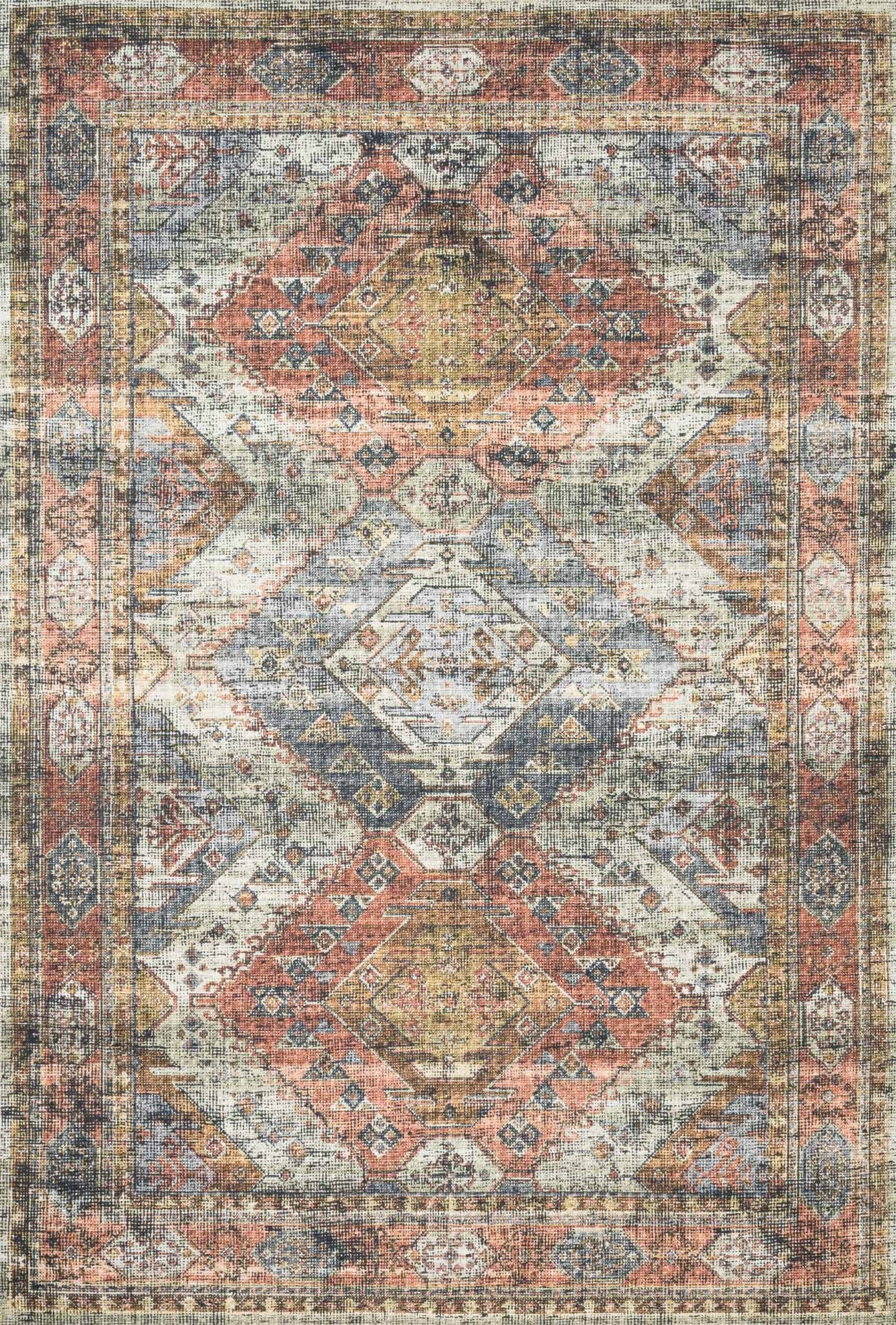 Skye 2'-6'' X 7'-6'' Rug, Apricot / Mist