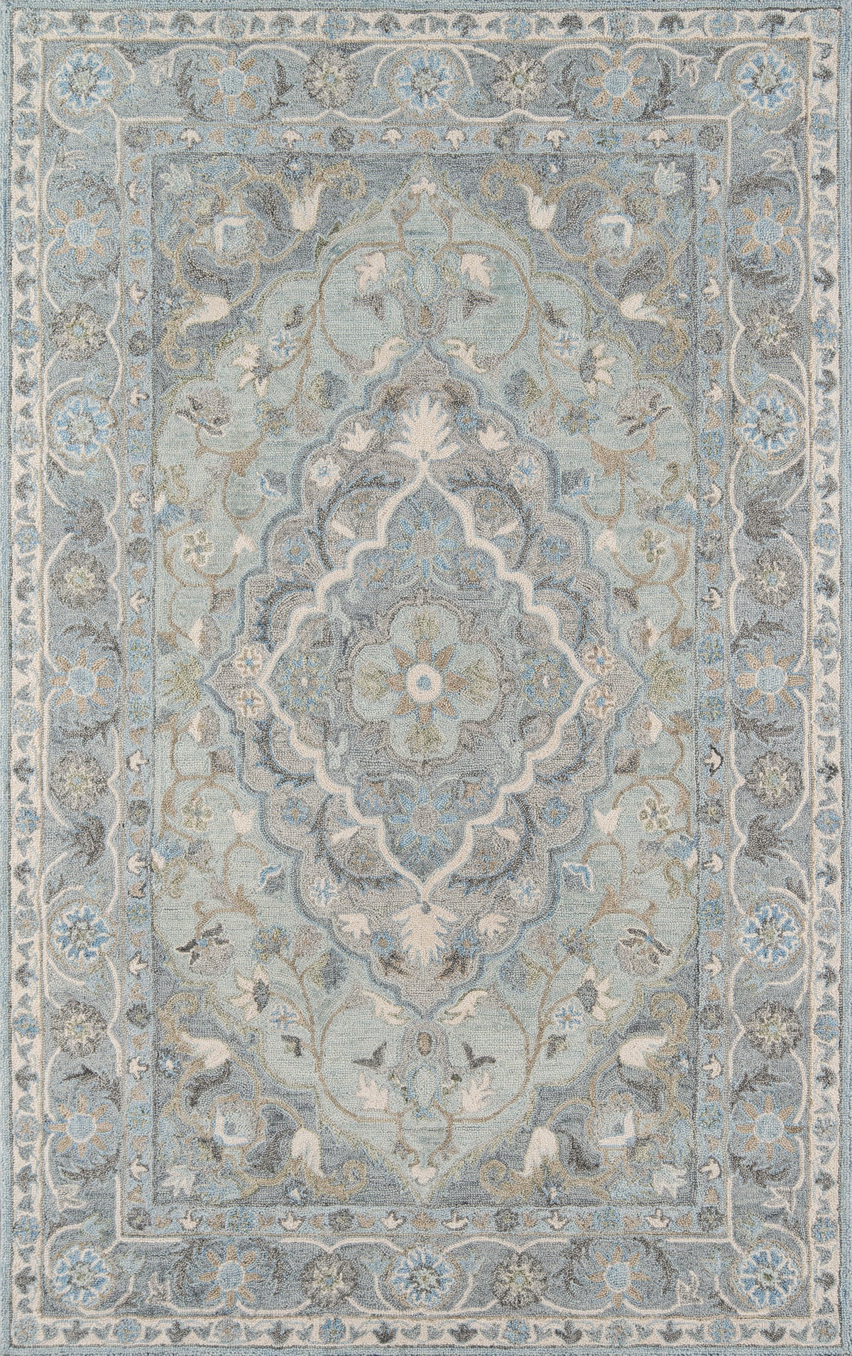 Momeni Tangier Tan33 Blue  7'6'' X 9'6''