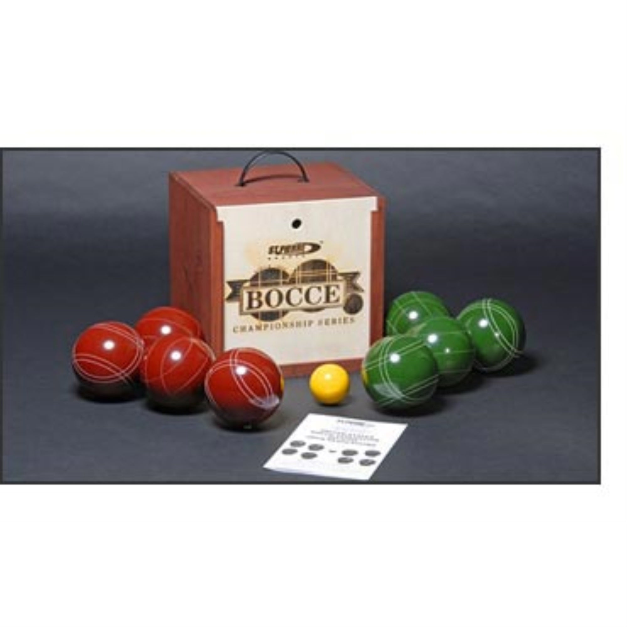 Tournament Bocce Set In Wood Box (Tb2) By St.Pierre - Made In Usa