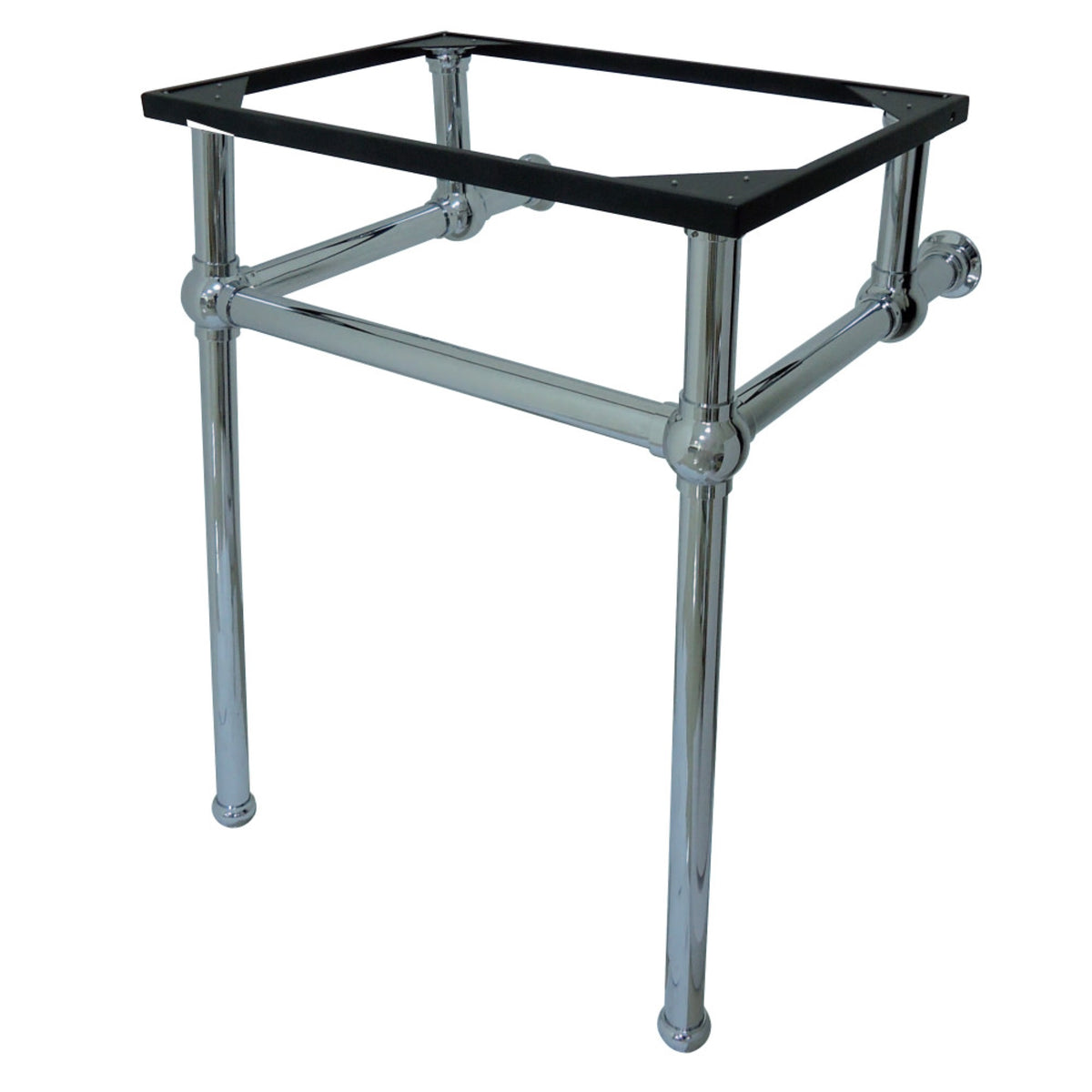 Kingston Brass Vbh282033C Templeton 24-Inch X 20-3/8-Inch X 33-3/16-Inch Brass Console Sink Legs, Polished Chrome