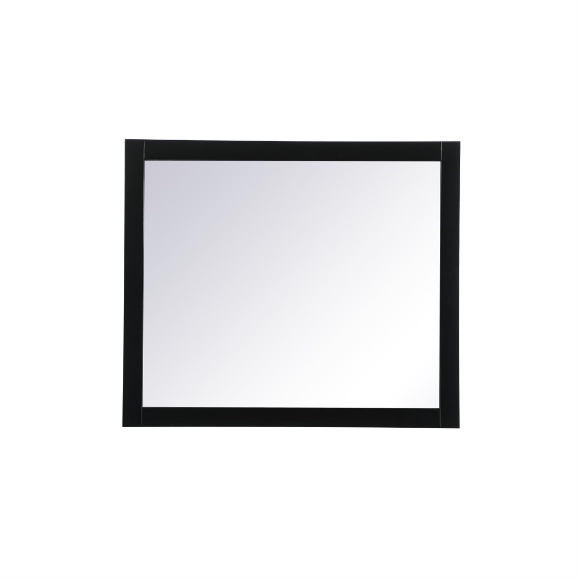 Aqua Vanity Mirror 42X36 Inch In Black