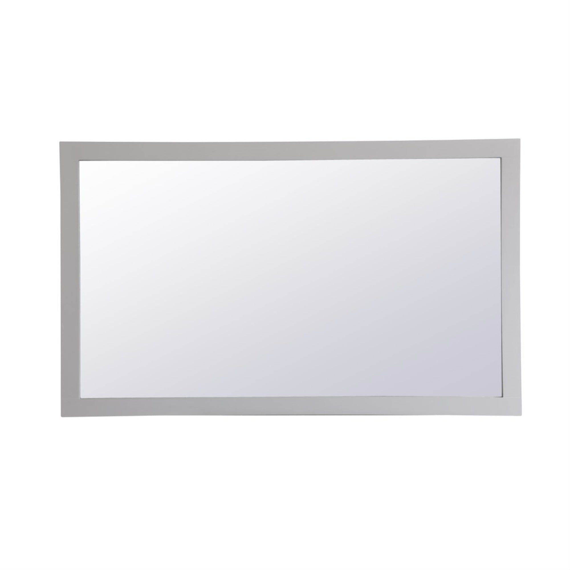 Aqua Rectangle Vanity Mirror 60 Inch In Grey