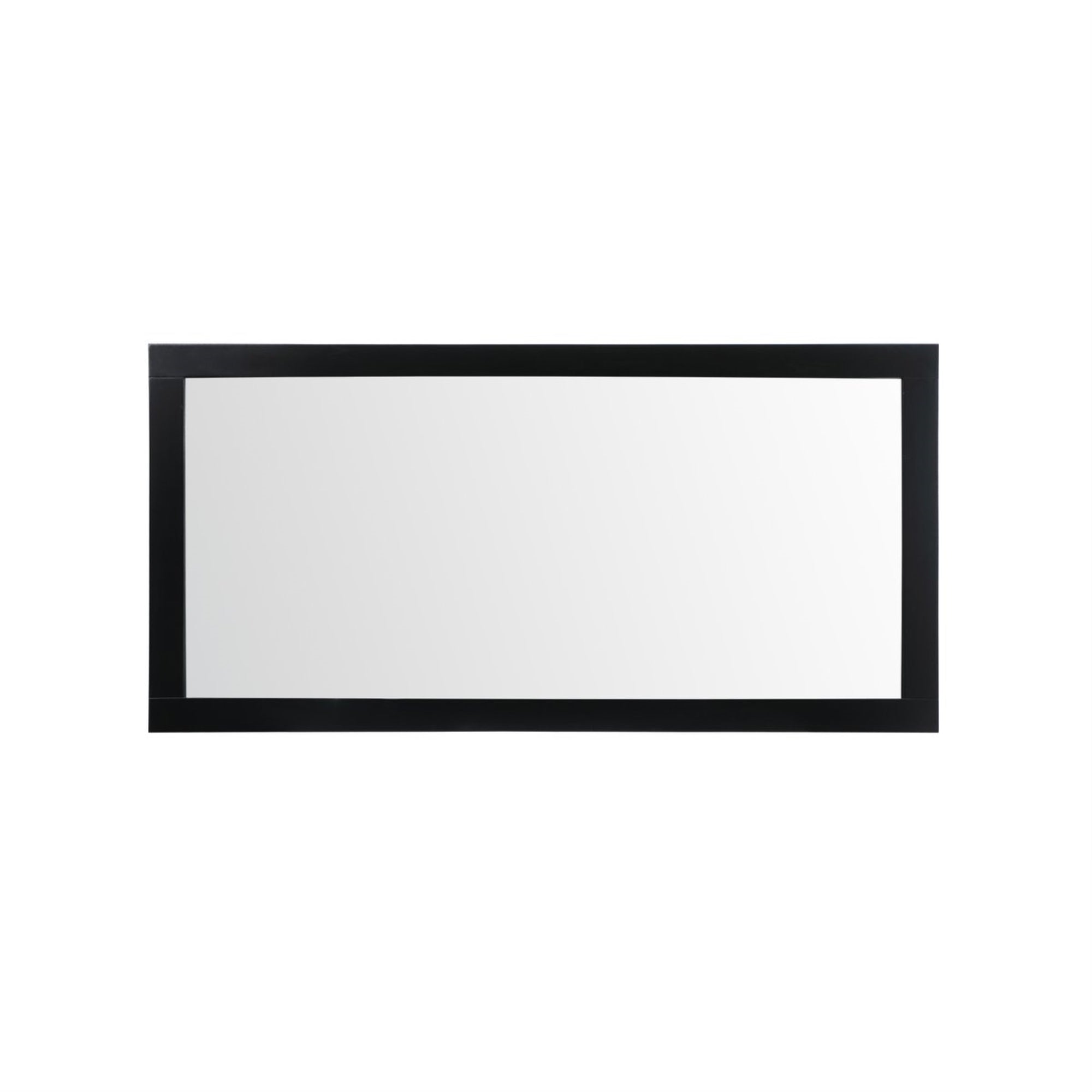 Aqua Vanity Mirror 72X36 Inch In Black