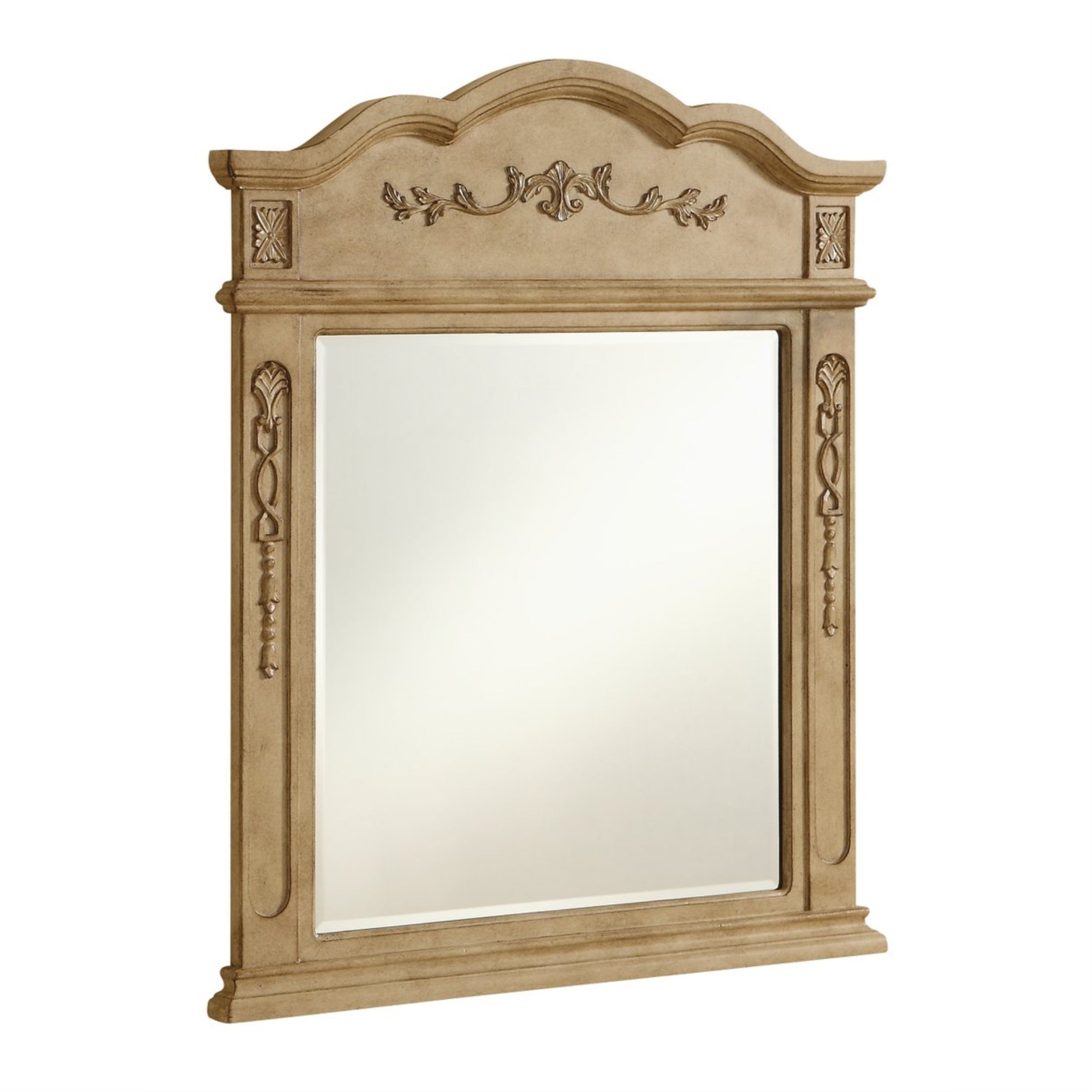 Danville 32 In. Traditional Mirror In Antique Beige