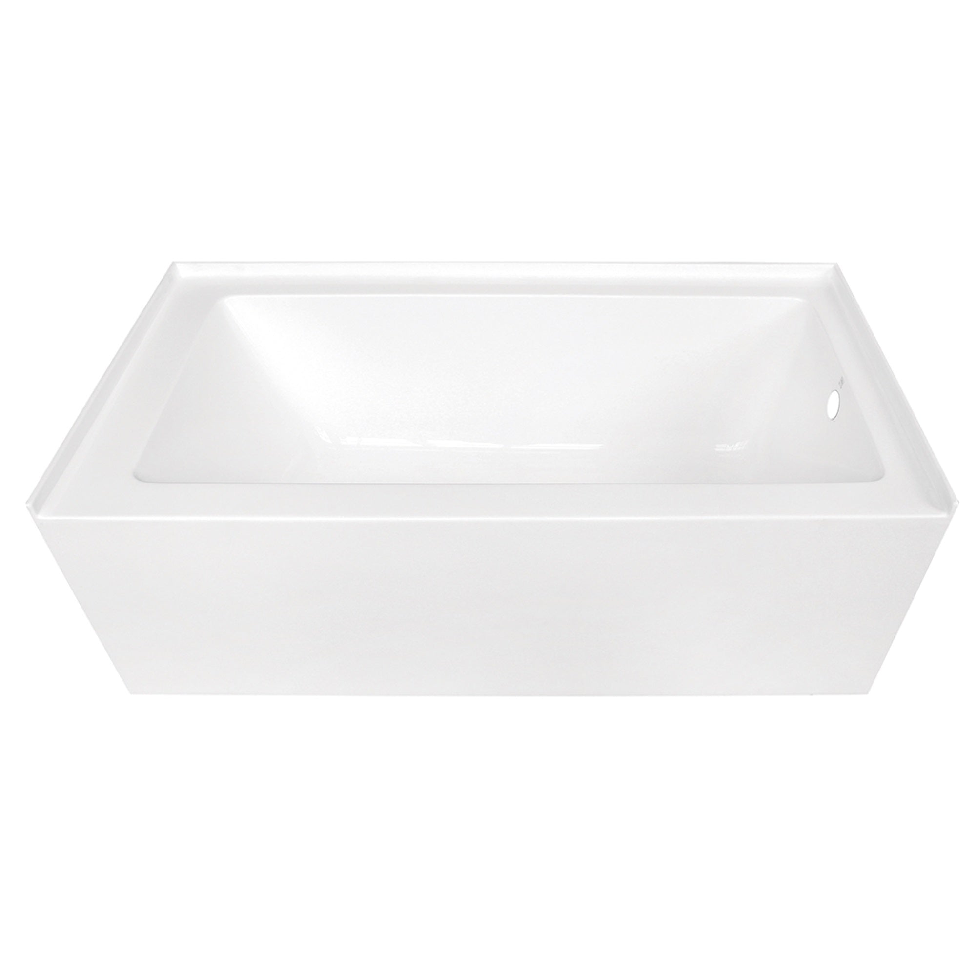 Aqua Eden Vtde603122R 60-Inch Acrylic Alcove Tub With Right Hand Drain Hole, White