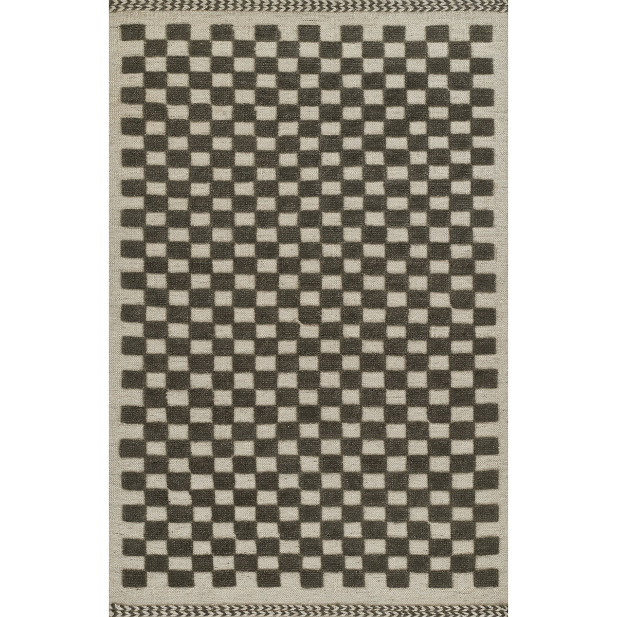 Momeni Willow Collection Indoor And Outdoor Charcoal Area Rug, 6'3'' X 9'0'' Sized Mat For Living Room, Bedroom, Hallways, And H