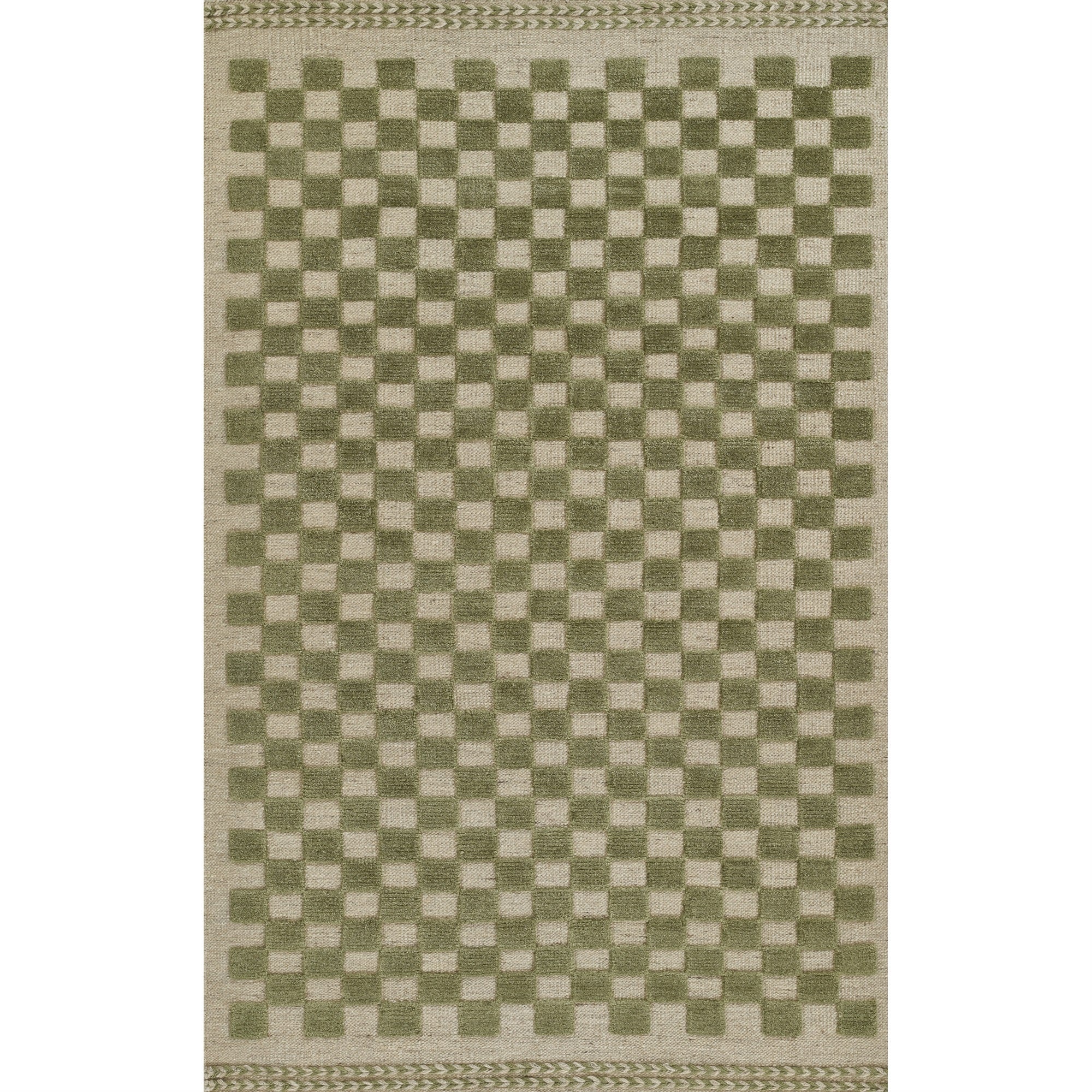 Momeni Willow Collection Indoor And Outdoor Green Area Rug, 8'0'' X 10'0'' Sized Mat For Living Room, Bedroom, Hallways, And Hom